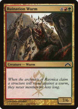 Ruination Wurm - Gatecrash (GTC) #192