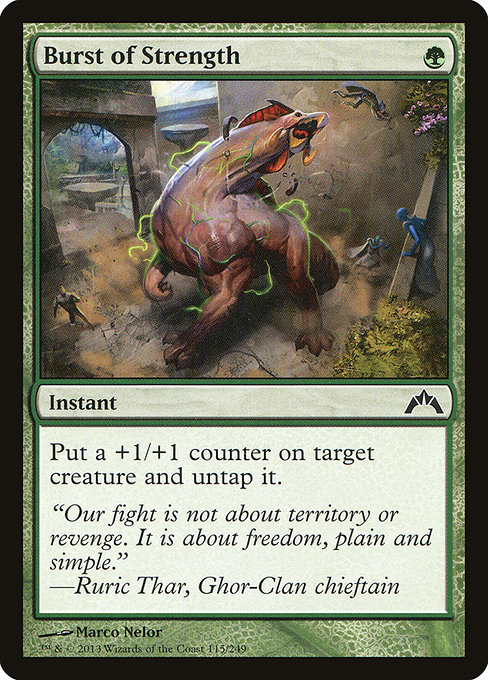 Burst of Strength - Gatecrash (GTC) #115