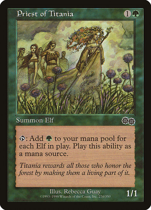 Priest of Titania - Urza's Saga (USG) #270