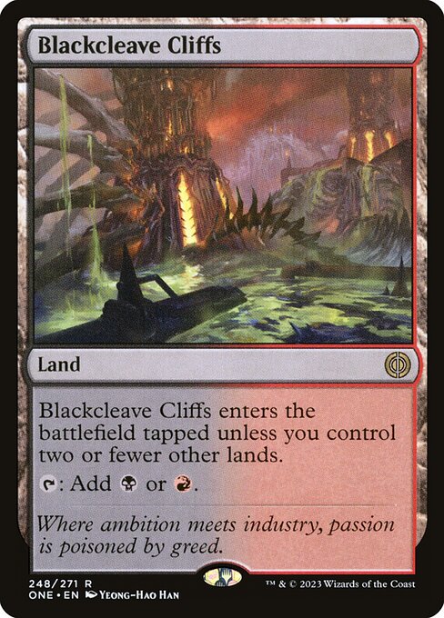 Blackcleave Cliffs - Phyrexia: All Will Be One (ONE) #248
