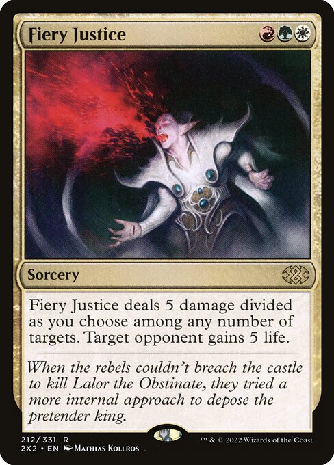 Fiery Justice - Double Masters 2022 (2X2) #212