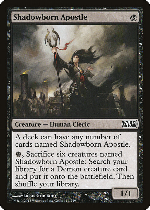 Shadowborn Apostle - Magic 2014 (M14) #114
