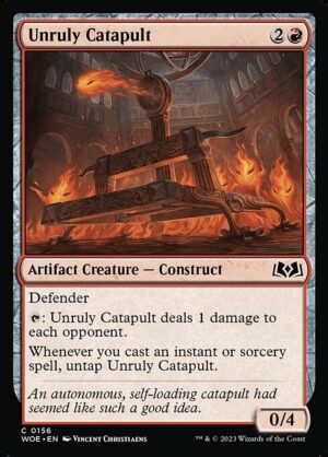 Unruly Catapult - Wilds of Eldraine (WOE) #156