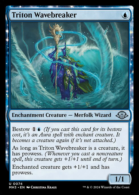 Triton Wavebreaker - Modern Horizons 3 (MH3) #74 (Foil)