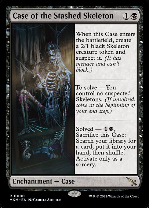 Case of the Stashed Skeleton - Murders at Karlov Manor (MKM) #80