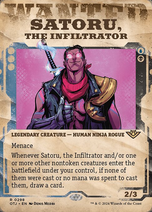 Satoru, the Infiltrator - Outlaws of Thunder Junction (OTJ) #298