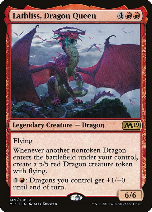 Lathliss, Dragon Queen - Core Set 2019 (M19) #149