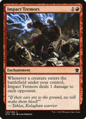 Impact Tremors - Dragons of Tarkir (DTK) #140