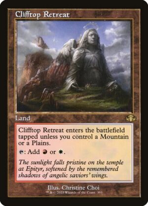 Clifftop Retreat - Dominaria Remastered (DMR) #393 (Foil)