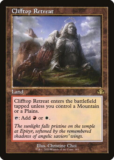 Clifftop Retreat - Dominaria Remastered (DMR) #393 (Foil)