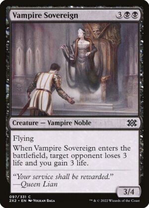 Vampire Sovereign - Double Masters 2022 (2X2) #97 (Foil)