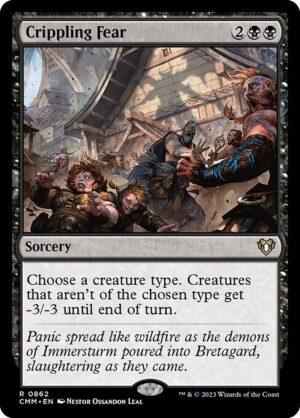 Crippling Fear - Commander Masters (CMM) #862