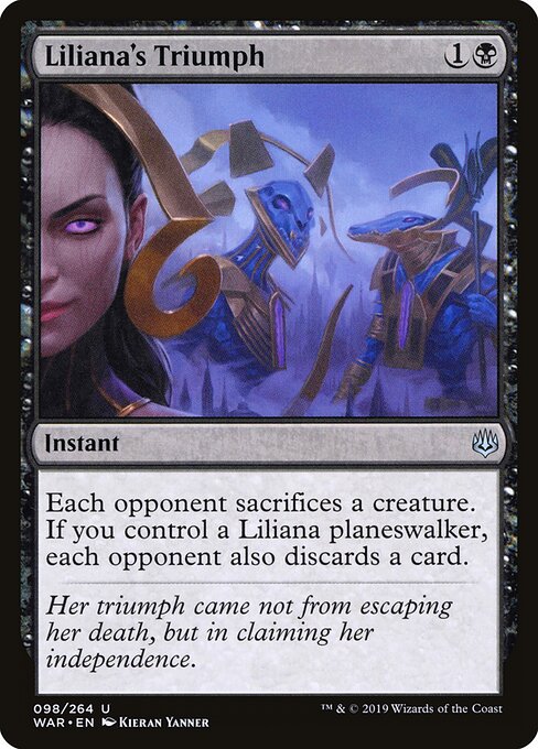 Liliana's Triumph - War of the Spark (WAR) #98