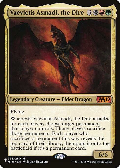 Vaevictis Asmadi, the Dire - The List (PLST) #M19-225