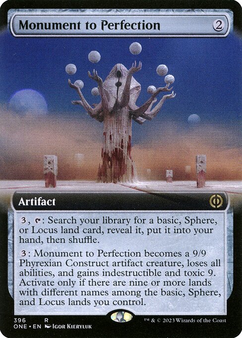 Monument to Perfection - Phyrexia: All Will Be One (ONE) #396 (Foil)