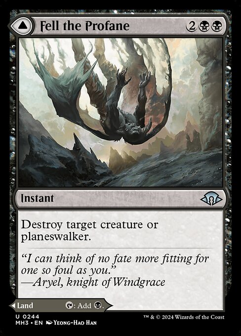 Fell the Profane // Fell Mire - Modern Horizons 3 (MH3) #244