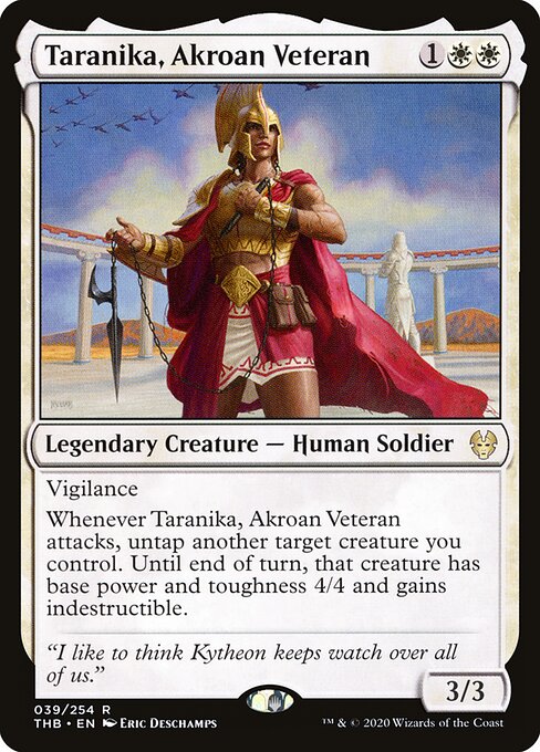 Taranika, Akroan Veteran - Theros Beyond Death (THB) #39