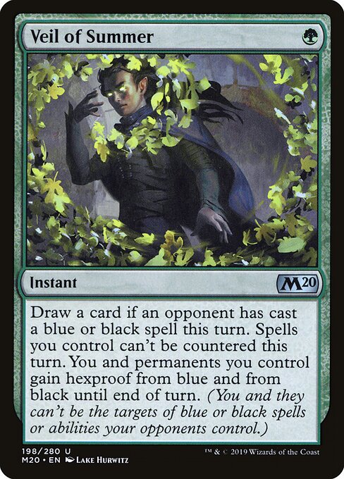 Veil of Summer - Core Set 2020 (M20) #198