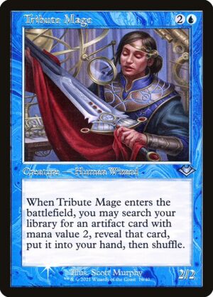 Tribute Mage - Modern Horizons 1 Timeshifts (H1R) #10 (Etched)