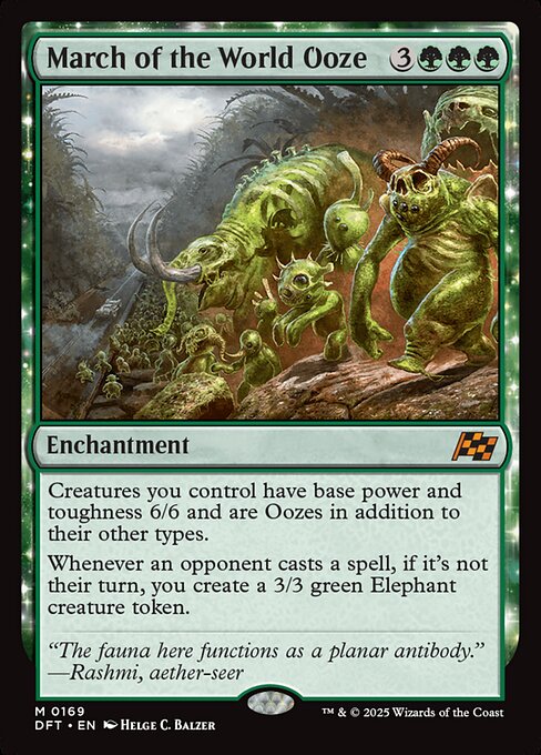 March of the World Ooze - Aetherdrift (DFT) #169