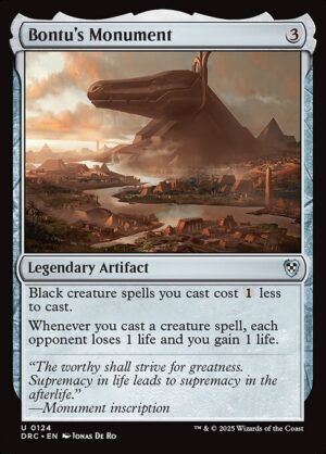 Bontu's Monument - Aetherdrift Commander (DRC) #124