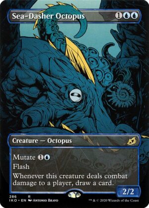 Sea-Dasher Octopus - Ikoria: Lair of Behemoths (IKO) #286 (Foil)