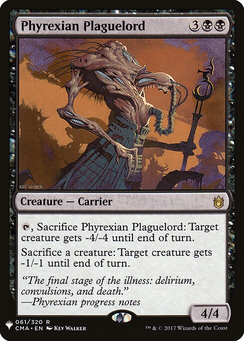 Phyrexian Plaguelord - The List (PLST) #CMA-61