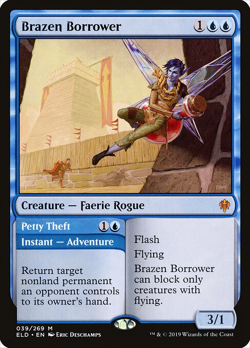 Brazen Borrower // Petty Theft - Throne of Eldraine (ELD) #39