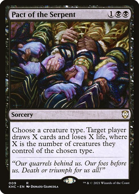Pact of the Serpent - Kaldheim Commander (KHC) #9