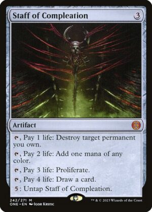 Staff of Compleation - Phyrexia: All Will Be One (ONE) #242