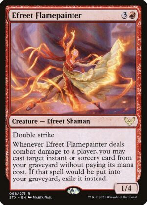 Efreet Flamepainter - Strixhaven: School of Mages (STX) #98