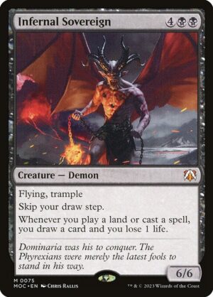 Infernal Sovereign - March of the Machine Commander (MOC) #75 (Foil)