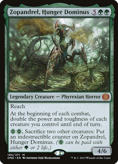 Zopandrel, Hunger Dominus - Phyrexia: All Will Be One (ONE) #195