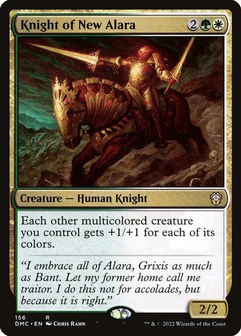 Knight of New Alara - Dominaria United Commander (DMC) #156