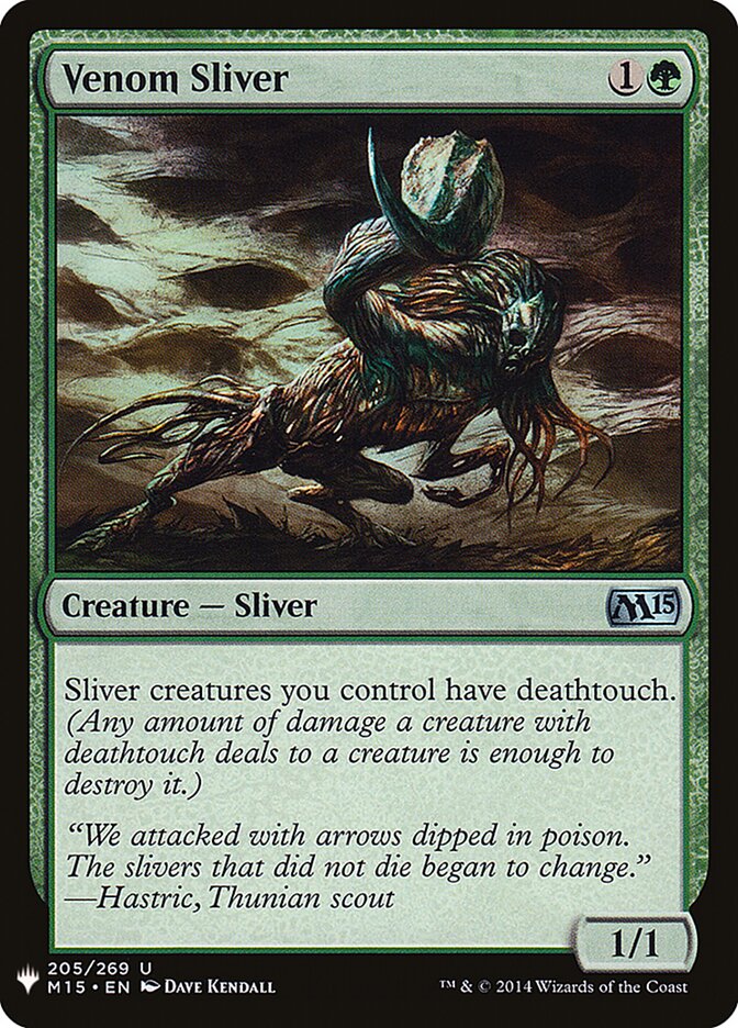 Venom Sliver - The List (PLST) #M15-205
