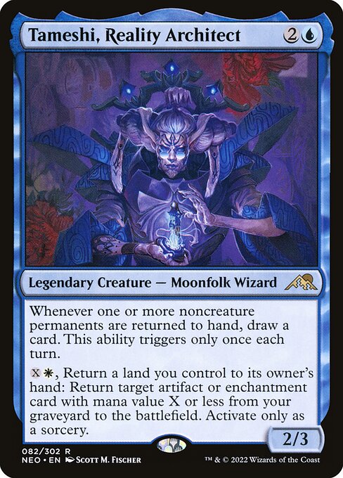 Tameshi, Reality Architect - Kamigawa: Neon Dynasty (NEO) #82 (Foil)
