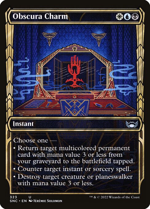 Obscura Charm - Streets of New Capenna (SNC) #323 (Foil)
