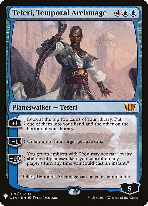 Teferi, Temporal Archmage - The List (PLST) #C14-19