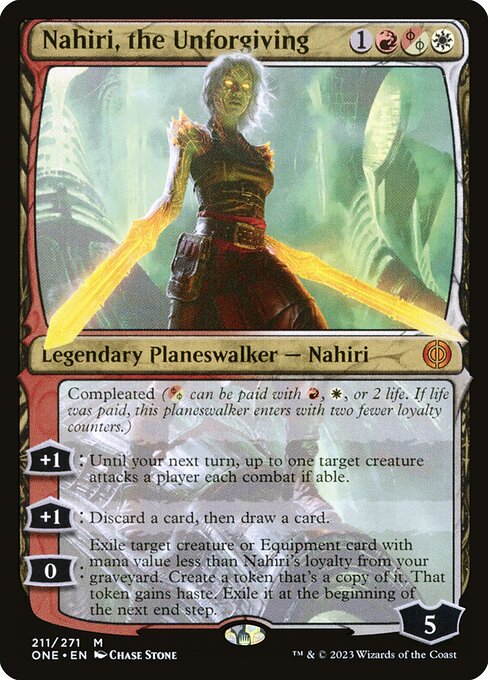 Nahiri, the Unforgiving - Phyrexia: All Will Be One (ONE) #211