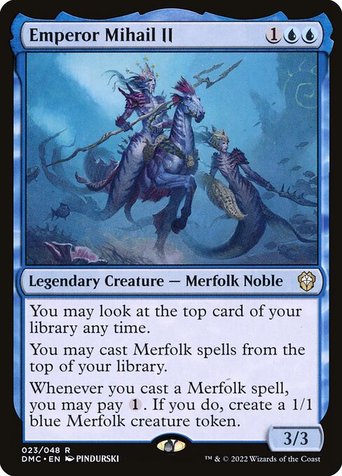 Emperor Mihail II - Dominaria United Commander (DMC) #23 (Foil)