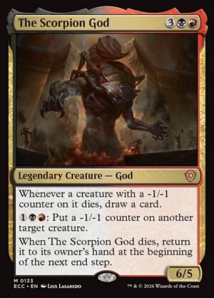 The Scorpion God - Lorwyn Eclipsed Commander (ECC) #133