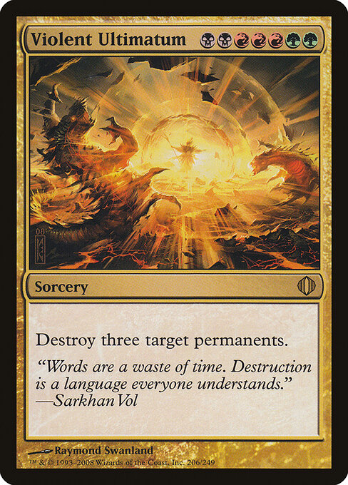 Violent Ultimatum - Shards of Alara (ALA) #206