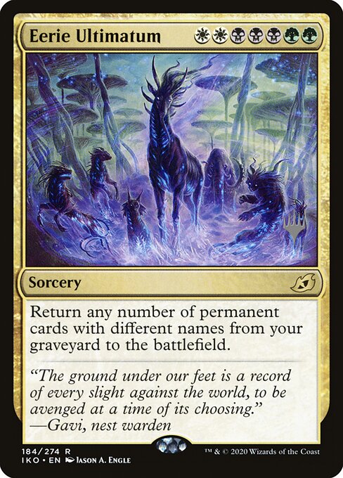 Eerie Ultimatum - Ikoria: Lair of Behemoths Promos (PIKO) #184p