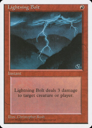 Lightning Bolt - Fourth Edition (4ED) #208