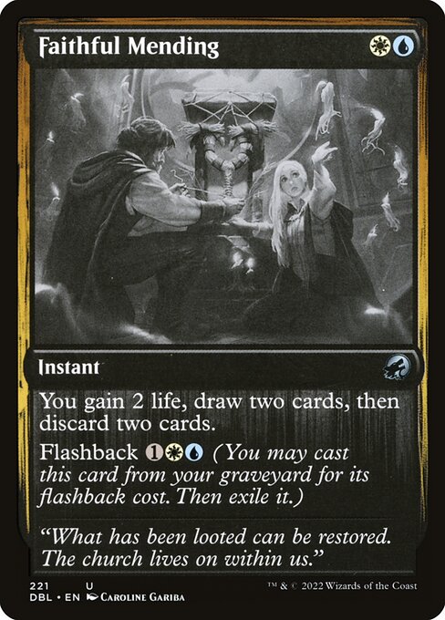 Faithful Mending - Innistrad: Double Feature (DBL) #221