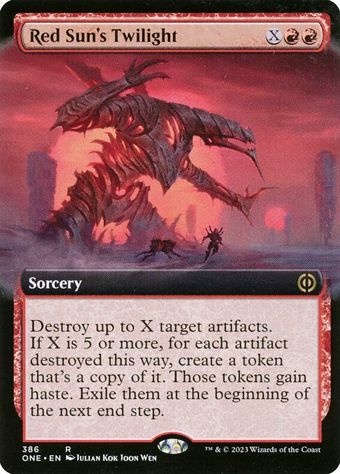 Red Sun's Twilight - Phyrexia: All Will Be One (ONE) #386