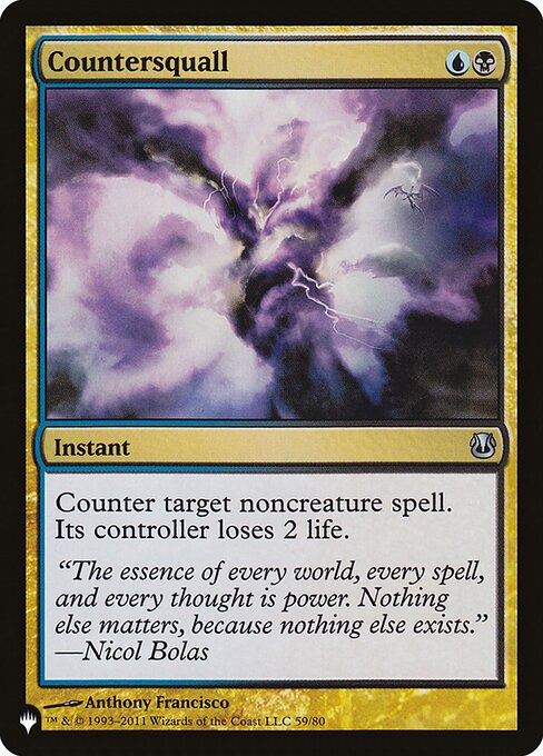 Countersquall - The List (PLST) #DDH-59
