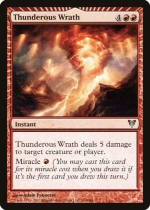 Thunderous Wrath - Avacyn Restored (AVR) #160 (Foil)