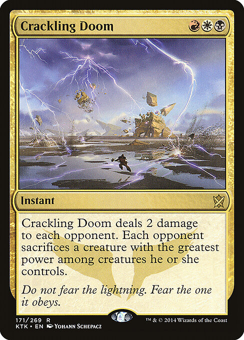 Crackling Doom - Khans of Tarkir (KTK) #171