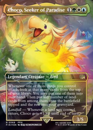 Choco, Seeker of Paradise - Final Fantasy (FIN) #569 (Foil)